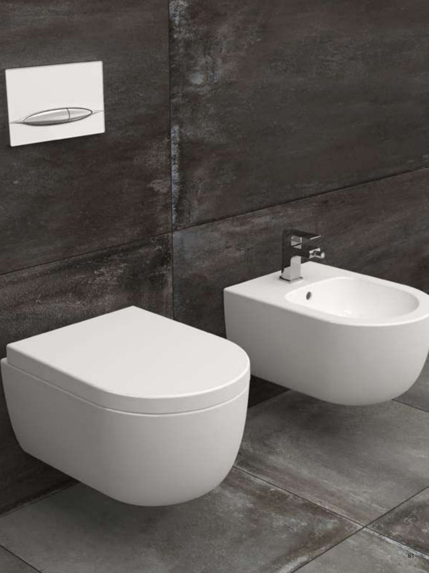 Bideul suspendat Palme, de culoare albă, este realizat din ceramică de înaltă calitate, fiind o alegere elegantă și funcțională pentru orice baie modernă. Designul său suspendat aduce un plus de stil și facilitează curățarea podelei, oferind un aspect ordonat și spațios. Este prevăzut cu un sistem de prindere inclus, asigurând o instalare ușoară și sigură.
Cu linii curate și o estetică minimalistă, acest bideu este ideal pentru băile contemporane, adăugând un element de confort și igienă sporită. Ceramică