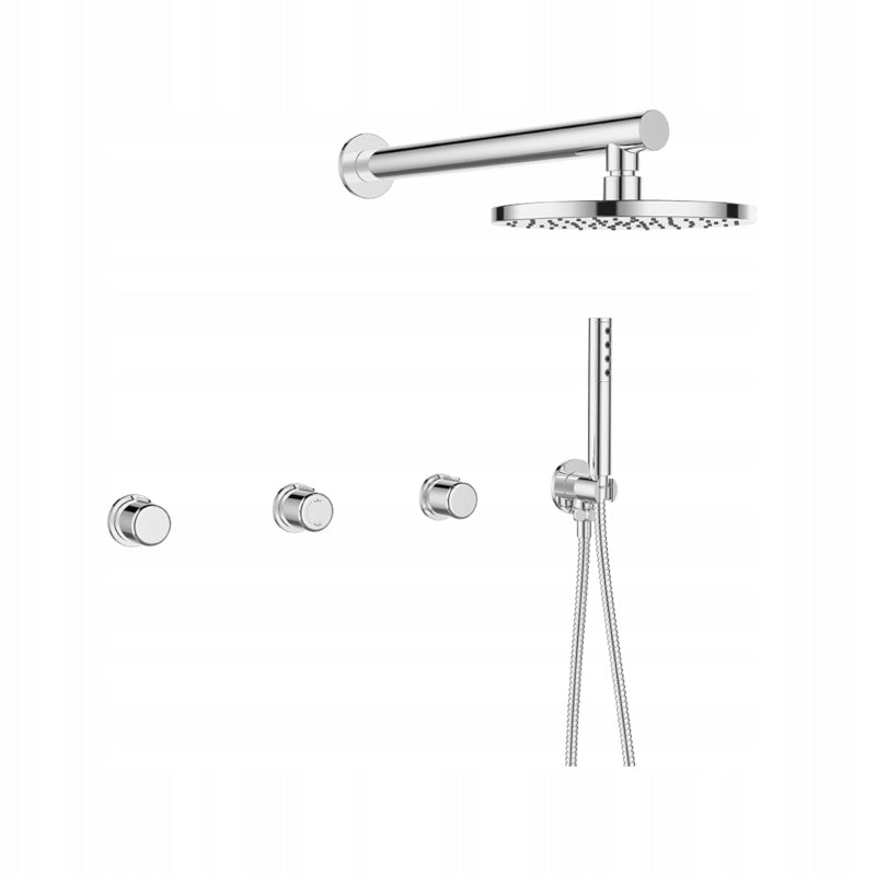 Laveo Pretto Set de Dus cu Baterie Incastrata - Montaj Ascuns