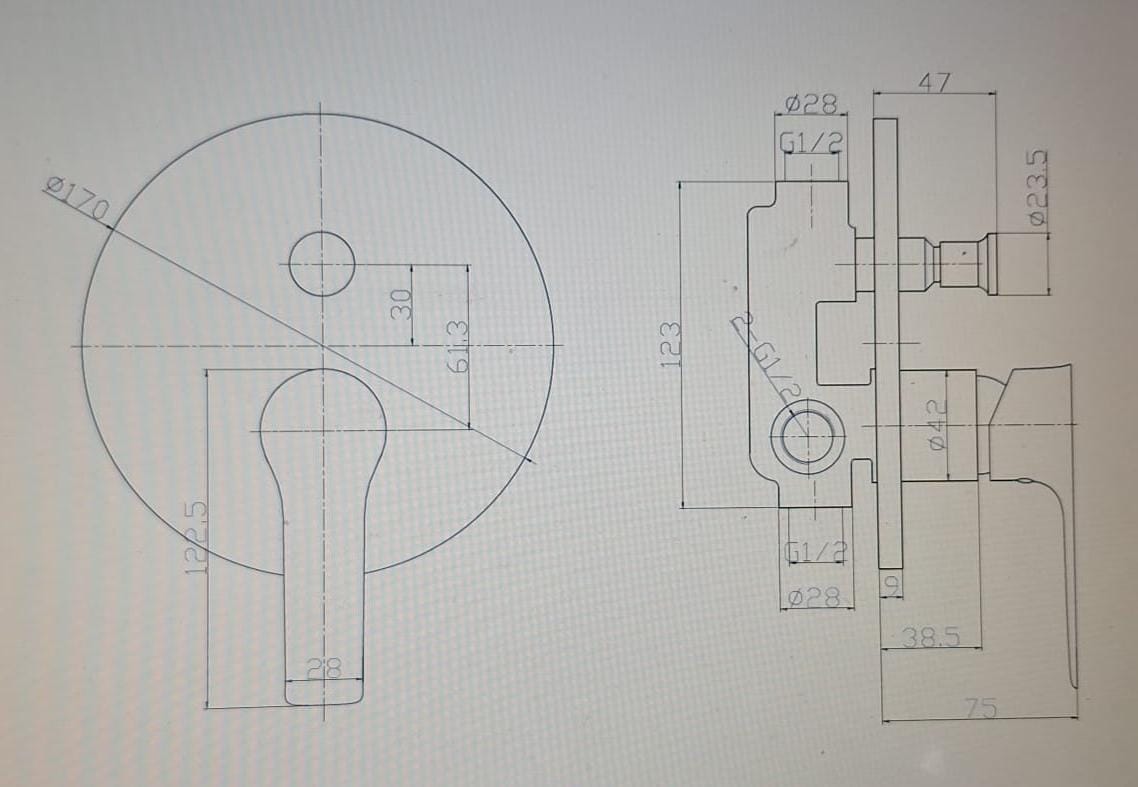 Design Îngropat și Elegant: Bateria și setul de duș sunt integrate perfect în perete, oferind un aspect modern și minimalist. Această soluție îngropată maximizează spațiul și oferă o estetică sofisticată pentru orice baie.
Set Complet de Duș: Include cap de duș fix și duș de mână pentru o experiență versatilă. Comutatorul permite alternarea ușoară între capul de duș și dușul de mână, oferind flexibilitate în utilizare.
Materiale de Înaltă Calitate: Fabricată din materiale durabile și rezistente la coroziune
