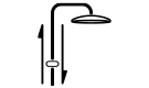 Coloana de Dus cu Baterie Termostatica, LAVEO PRETTO